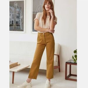 Everlane Stovepipe Ankle Cropped Pants Size 2